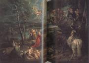 Peter Paul Rubens Landscape with St George and the Dragon (mk01) oil painting artist